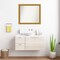Townhouse Gold Non-Beveled Custom Framed Bathroom Vanity Wall Mirror